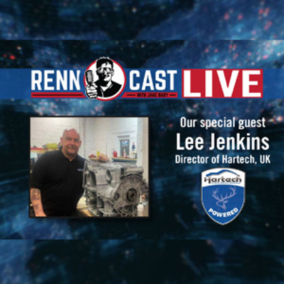 episode Renncast ((LIVE)) with special guest - Lee Jenkins of Hartech, UK artwork
