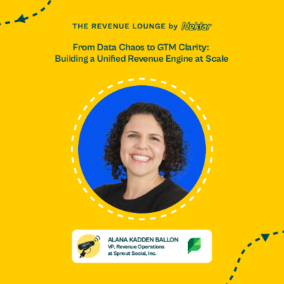 episode From Data Chaos to GTM Clarity: Building a Unified Revenue Engine at Scale ft. Alana Kadden Ballon artwork