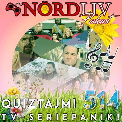 episode Avsnitt 514 - QUIZTAJM! Tv-seriepanik! / SOMMARAVSNITT 2025 artwork