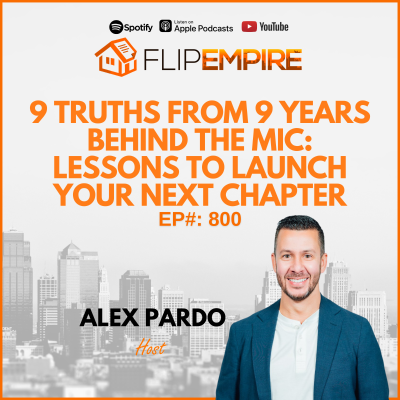 episode EP800: 9 Truths From 9 Years Behind the Mic: Lessons to Launch Your Next Chapter artwork