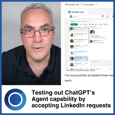 episode Episode 64: Using ChatGPT's Agent to accept LinkedIn requests artwork
