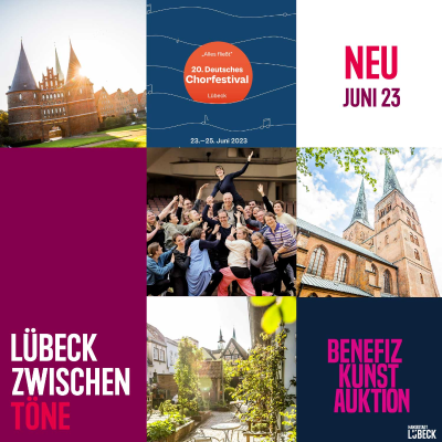 Chorfestival, Urban Sketching, Host Town, Benefiz und Welterbe-Tag in Lübeck