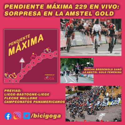 episode PENDIENTE MÁXIMA 229: Sorpresa en la Amstel Gold Race artwork