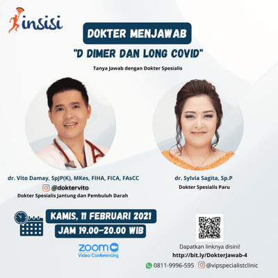 episode Dokter Menjawab D Dimer dan Long Covid - dr. Vito SpJP & dr. Sylvia SpP artwork
