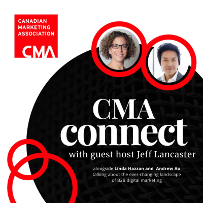 episode EP27 - The ever-changing landscape of B2B digital marketing with guest host Jeff Lancaster, Linda Hazzan, and Andrew Au artwork
