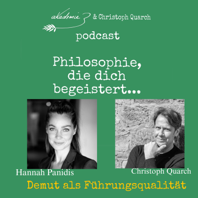 episode Demut als Führungsqualität mit Hannah Panidis und Christoph Quarch artwork