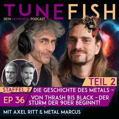 episode Episode 36 | Die Geschichte des Metals TEIL 2 – Von Thrash bis Black – Der Sturm der 90er beginnt! artwork