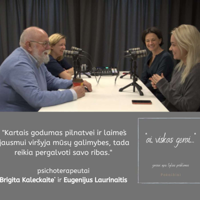 episode Pilnatvė ir vienatvė. Pokalbis su Brigita Kaleckaite ir Eugenijum Laurinaičiu artwork