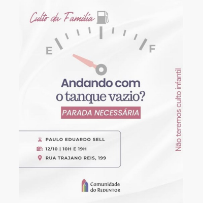 episode Andando Com O Tanque Vazio? Parada Necessária | Paulo Eduardo Sell artwork