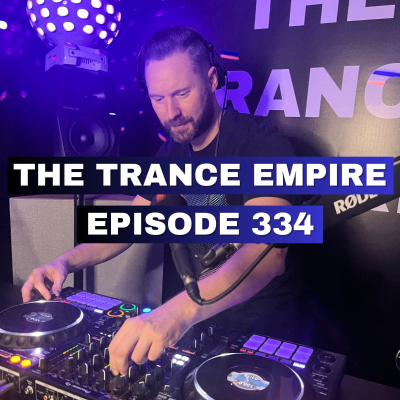 episode THE TRANCE EMPIRE episode 334 with Rodman artwork