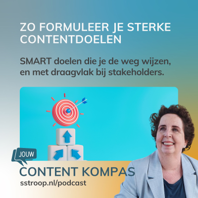 episode Zo formuleer je scherpe contentdoelen. Mét intern draagvlak. artwork