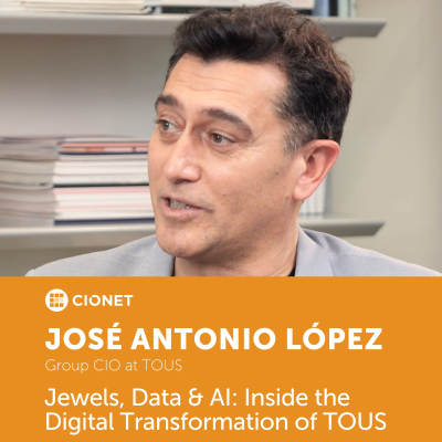 episode José Antonio López, Group CIO at TOUS - Jewels, Data & AI: Inside the Digital Transformation of TOUS artwork