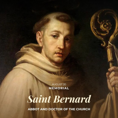episode August 2025 20th - XX Wednesday ordinary time & Saint Bernard, Abbot and Doctor of the Church artwork