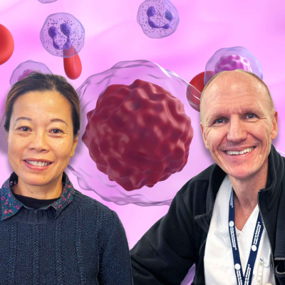 episode Lett å diagnostisere - vanskelig å behandle: Hoa Tran (Ahus) og Eivind Galteland (OUS) diskuterer blodkreft-sykdommen myelofibrose artwork