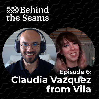 episode Behind the Seams | Claudia Vazquez: Transitioning to 3D Fashion Design, Importance of Lighting and Color, Creating Digital Avatars, AI in Fashion artwork