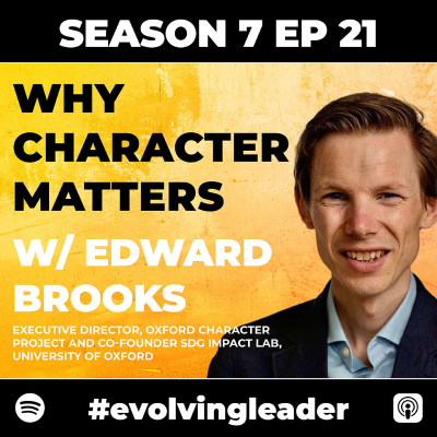 episode ‘Why Character Matters’ with Dr Edward Brooks artwork
