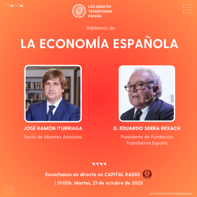 episode Los Debates Transforma España. Economía Española. artwork