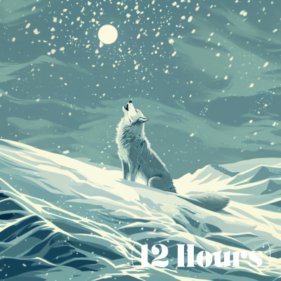 episode Wolves Howling in Icy Blizzard & Snowstorm | Sleep Sound (12 Hours) artwork