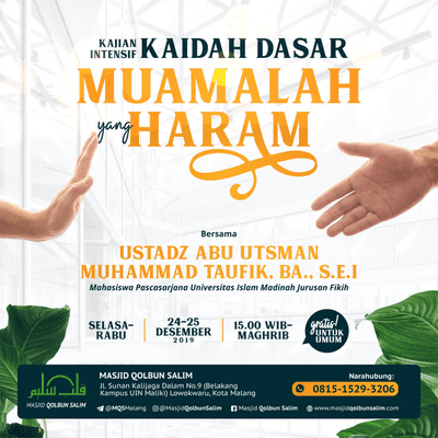 episode Kajian Intensif Kaidah Dasar Muamalah yang Haram artwork