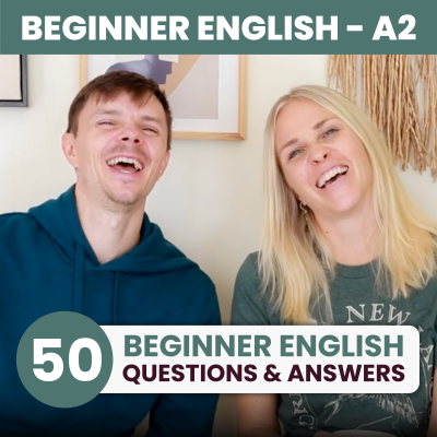 episode 50 Questions and Answers in Beginner Slow English (A2) artwork