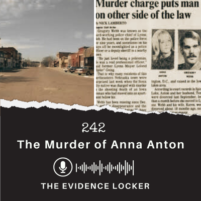 episode 242: The Murder of Anna Anton | Nebraska artwork