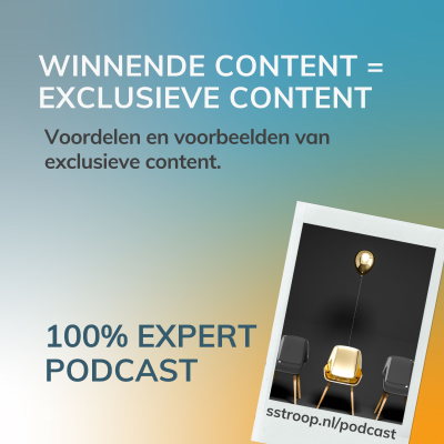 episode Winnende content = exclusieve content artwork