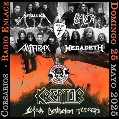 episode Corsarios_Especial Big4 y Comienzos del Thrash_Dom25mayo25 artwork