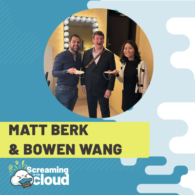 episode Presenting at re:Invent with Matt Berk and Bowen Wang artwork