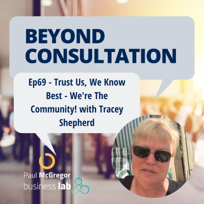 episode Ep 69 - Trust Us, We Know Best - We're The Community! with Tracey Shepherd artwork