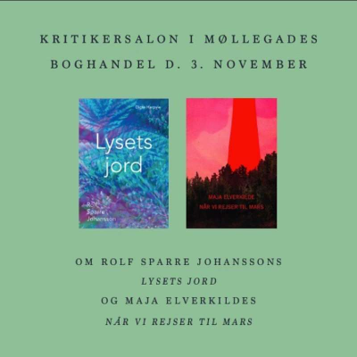 episode S1E4 - KRITIKERSALON - Om Rolf Sparre Johanssons 'Lysets jord' og Maja Elverkildes 'Når vi rejser til Mars' artwork