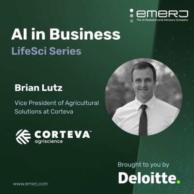 episode Inside the AI Playbook for Scientific Discovery and Optimization - with Brian Lutz of Corteva artwork