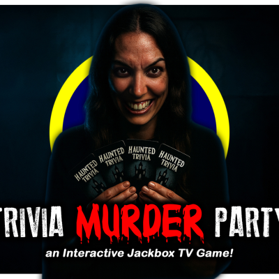 episode Game Night Gets Spooky: Trivia, Laughs, and Murderous Mischief! artwork