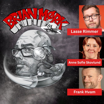 episode Brian Mørk Show #627: Live fra Skive Theater m. Frank Hvam & Anne Sofie Skovlund & Lasse Rimmer artwork