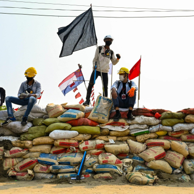 episode Myanmars Spring Revolution and the Rohingya genocide artwork