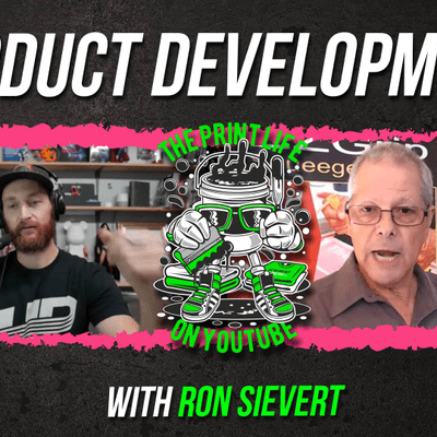 episode Product Development for Screen Printing with Ron Sievert Inventor of The EzGrip Squeegee artwork