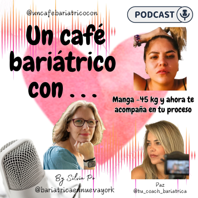 episode 2x16 Podcast Un café bariátrico con Paz, Manga -45 kg y una de las cosas más difíciles fue volver a aprender a comer. artwork
