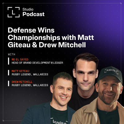 episode Defense Wins Championships, with Matt Giteau and Drew Mitchell artwork