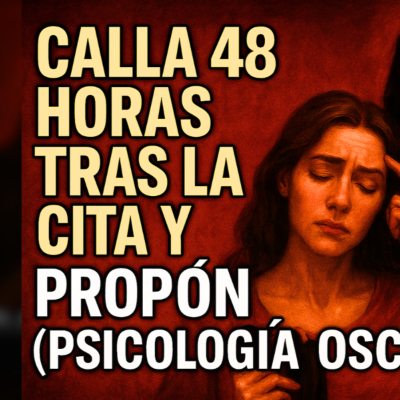 episode Calla 48 horas tras la cita y propón | Psicología Oscura: mira su reacción 🖤 artwork