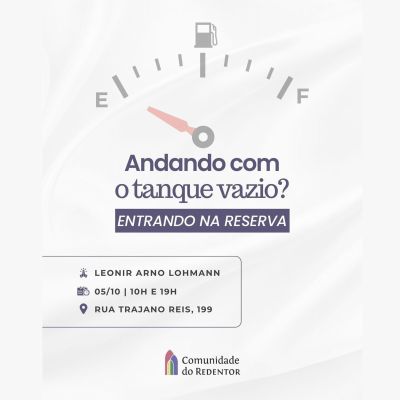 episode Andando Com O Tanque Vazio? Entrando Na Reserva | Leonir Lohmann artwork