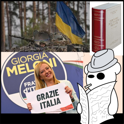 episode Guerra, elezioni e dizionario Treccani artwork