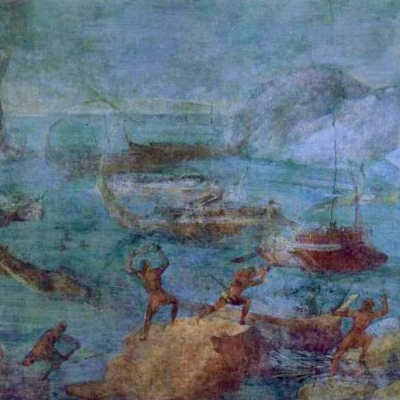 episode ‘Beefy Laestrygonians’—Homer in English artwork