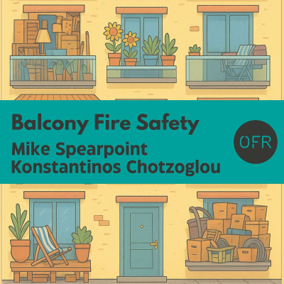 episode 207 - Fire Safety of Balconies with Mike Spearpoint and Konstantinos Chotzoglou artwork