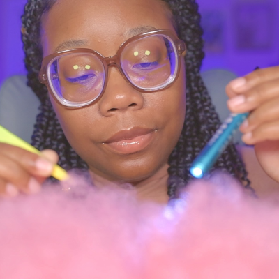 episode 235. ASMR School Nurse Scalp and Lice Check - scalp analysis, plucking, picking, scratching, parting artwork