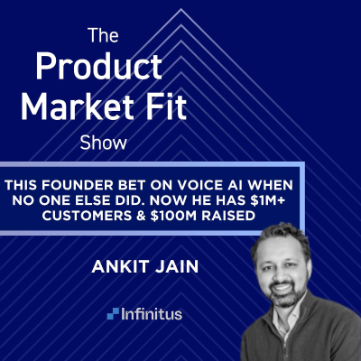 episode He bet on voice AI when no one else did. Now he has $1M+ customers & $100M raised. | Ankit Jain, Founder of Infinitus artwork