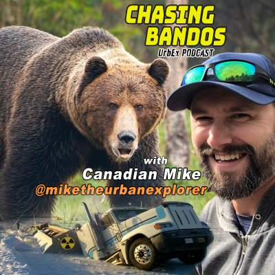 episode Urbex 104 - Ice-road driving to abandoned Uranium City, facing two grizzly bears, black mold, hostile scrappers, and exploring a Cold War ghost-town in Montana with Mike (miketheurbanexplorer) artwork