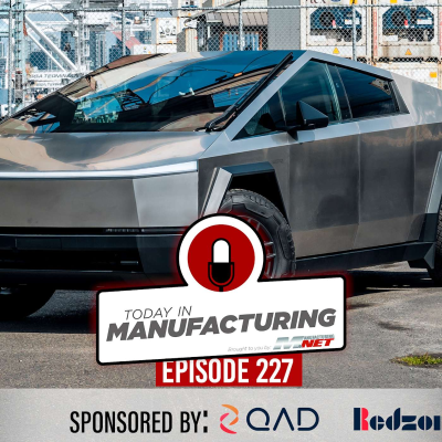 episode Tesla Exec Leaves; Nike's China Shift; Factory Tour Demand Skyrockets | Today in Manufacturing Ep. 227 artwork