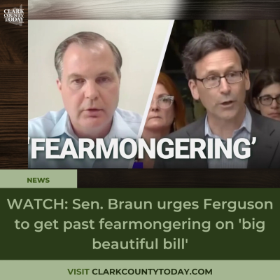 episode WATCH: Sen. Braun urges Ferguson to get past fearmongering on 'big beautiful bill' artwork
