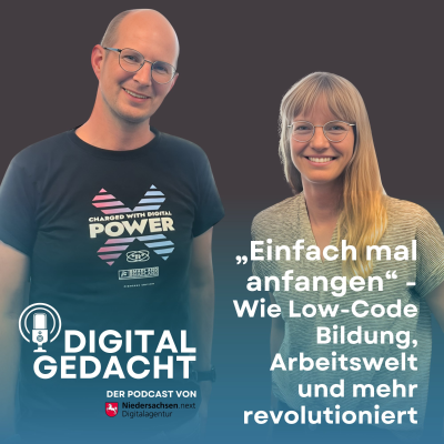 episode „Einfach mal anfangen“ - Wie Low-Code Bildung, Arbeitswelt und mehr revolutioniert artwork