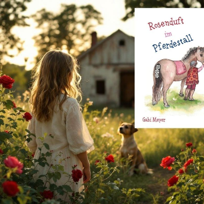 episode [Podcast] Literaturlounge über Gabi Meyer: Rosenduft im Pferdestall zum Vorlesen Verlieben artwork