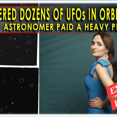 episode #56 This Astronomer found DOZENS of UFOs in orbit! She paid a heavy price. Dr. Villarroel interview! artwork